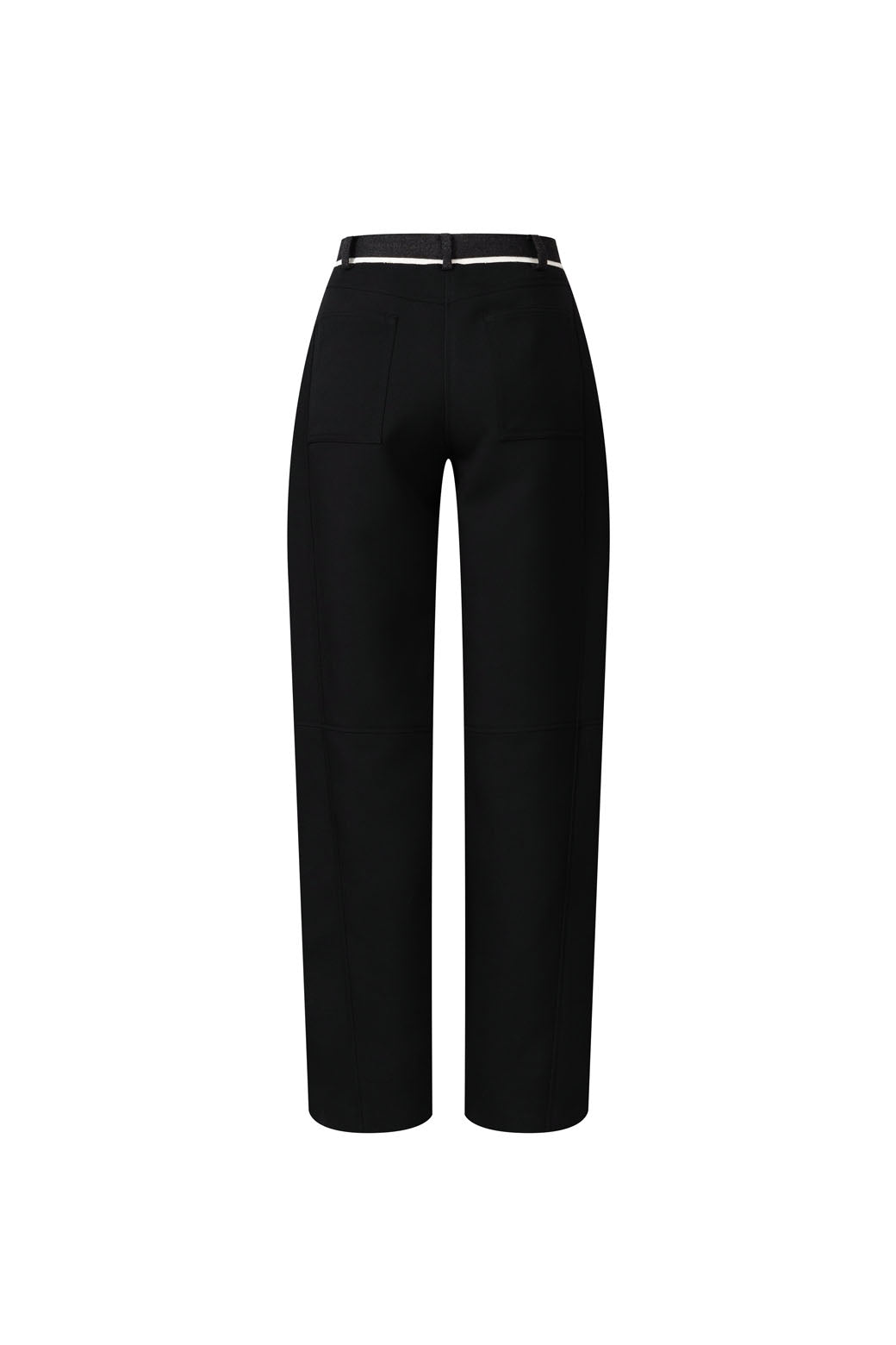 [RE;CODE] Double Waist Trousers (BLACK)